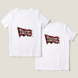 Tattered Toxic Flag Streetwear Tri-Blend Shirt