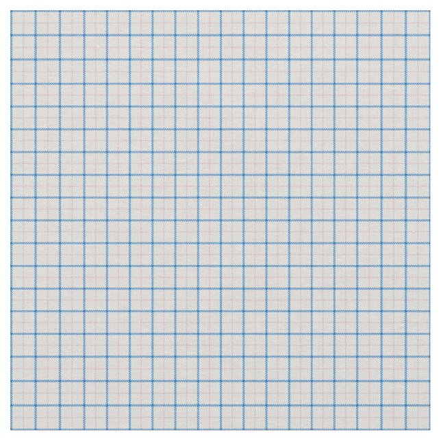 Tattersall Pattern Pink Cerulean Check Fabric (Close Up)