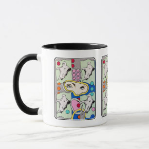 ‘Tattletales in the Spirit Box’ Painting on a  Mug