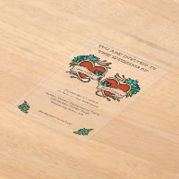 Tattoed Hearts Tattoo Graphic Wedding