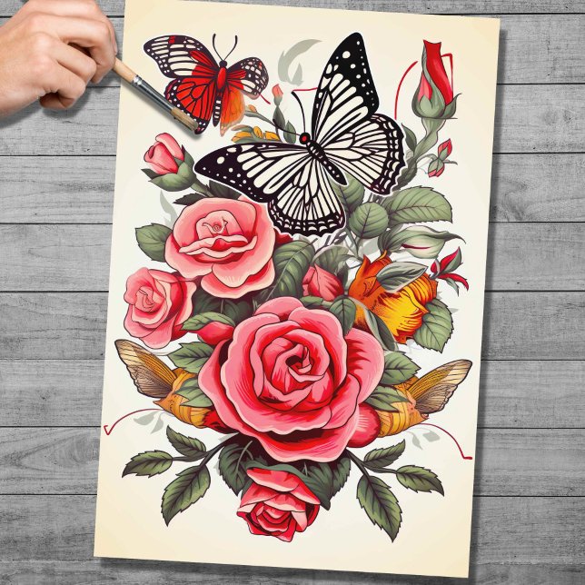 Tattoo 3 Decoupage Paper (Creator Uploaded)