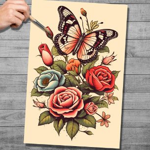 Tattoo 5 Decoupage Paper