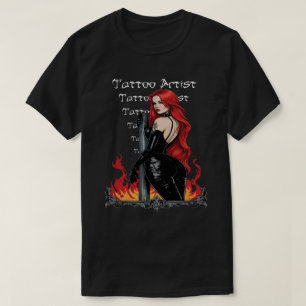Tattoo Artist Body Art Tatt Shop Parlour Clothing T-Shirt