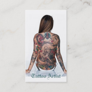 Tattoo Artist Business Card