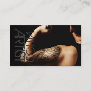 Tattoo Artist, Business Card
