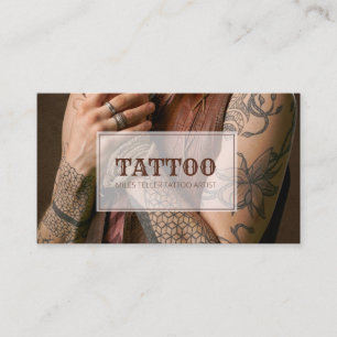 Tattoo Artist Business Card