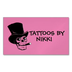 TATTOO ARTIST BUSINESS CARD MAGNET
