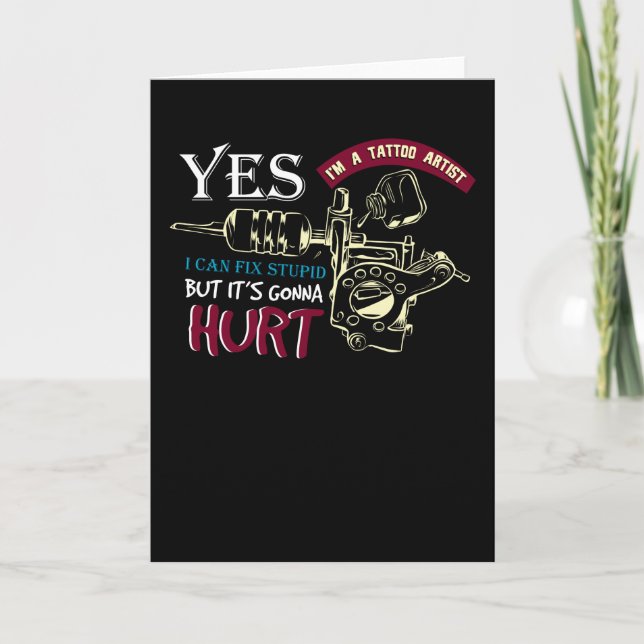 Tattoo Artist Card (Front)