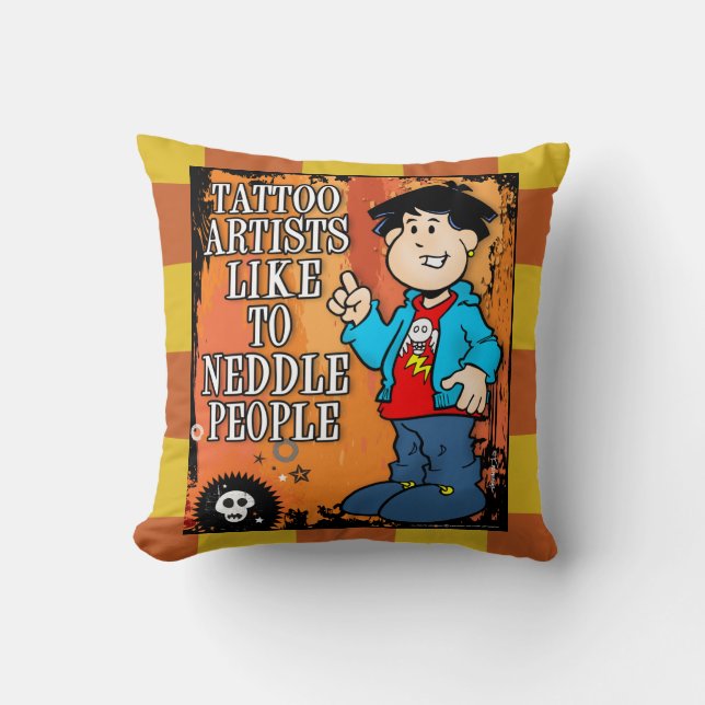 Tattoo Artist Cushion (Front)