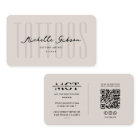 Tattoo Artist Monogram Modern Tattooist Sand