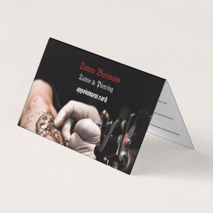 Tattoo artist salon  Appointment Business Card