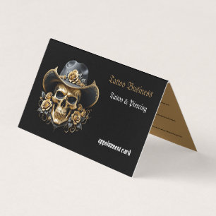 Tattoo artist salon  Appointment Business Card