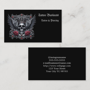 Tattoo artist salon Business Card