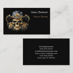 Tattoo artist salon Business Card