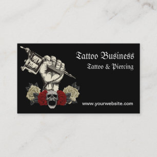 Tattoo artist salon Business Card