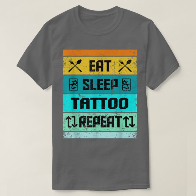 Tattoo Artist Tattoo Lover Funny Tattooist  T-Shirt (Design Front)