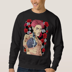 Tattoo Artist Tattooist Tattooer Tatooed Vaporware Sweatshirt