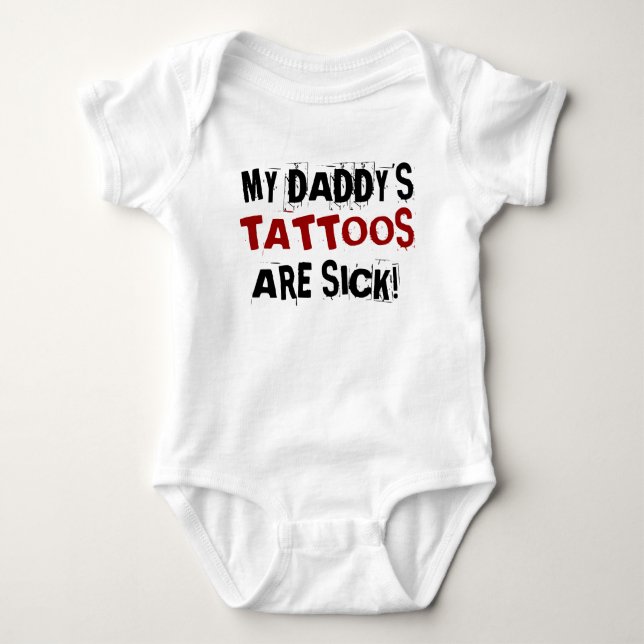 Tattoo Baby Baby Bodysuit (Front)