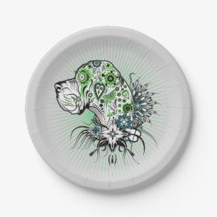 Tattoo Dane Paper Plate