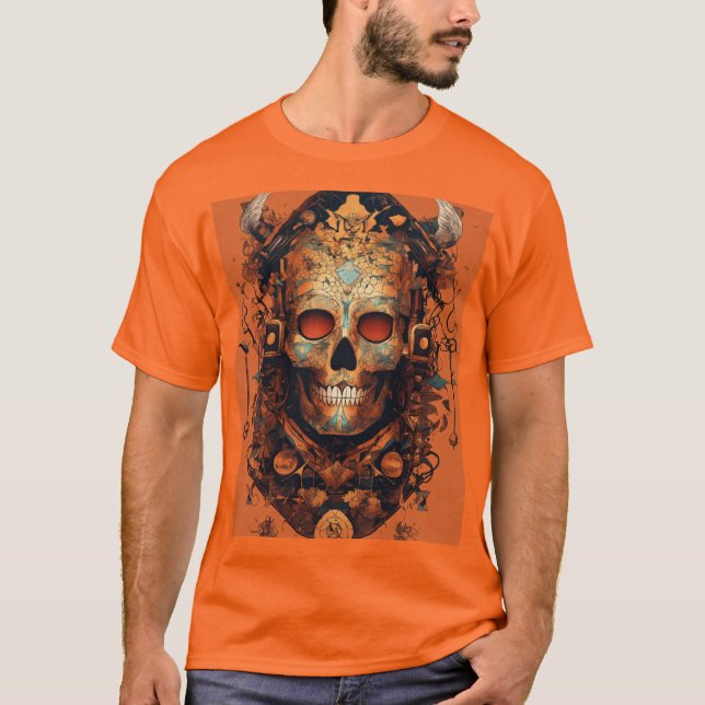 Tattoo Design - Light Colour Background T-Shirt" T-Shirt (Front)