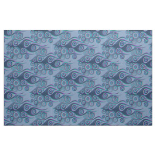 Tattoo flames & circles pattern + your backgr. fabric