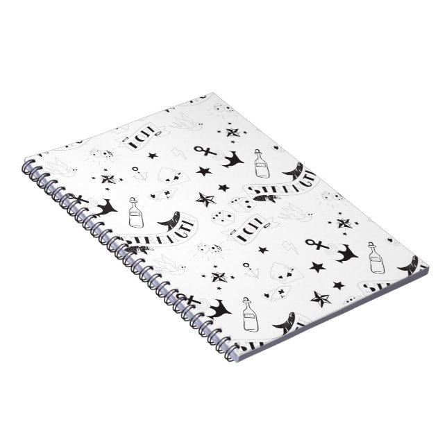 Tattoo Flash Hope Stickers Notebook (Right Side)