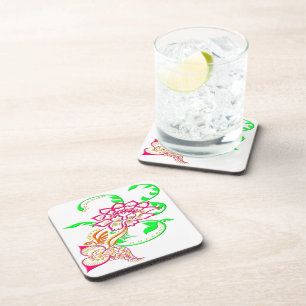 Tattoo Flower Coaster