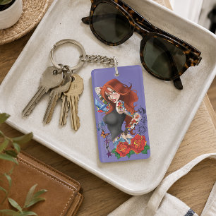 Tattoo Girl Key Ring