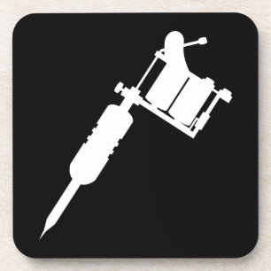 tattoo gun coaster