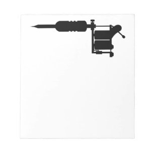 tattoo gun notepad