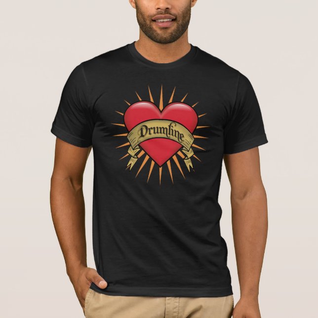 Tattoo Hear Drumline T-Shirt (Front)