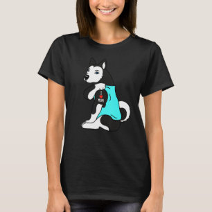 Tattoo Husky Dog T-Shirt