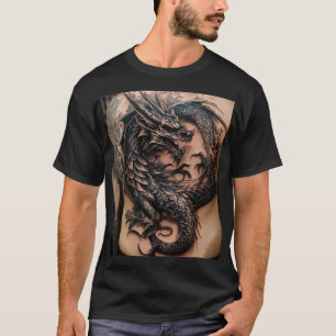 Tattoo-Inspired DragonT-Shirts for Rebels&Dreamers T-Shirt