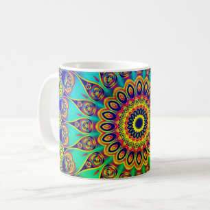Tattoo Kaleidoscope Fractal Coffee Mug