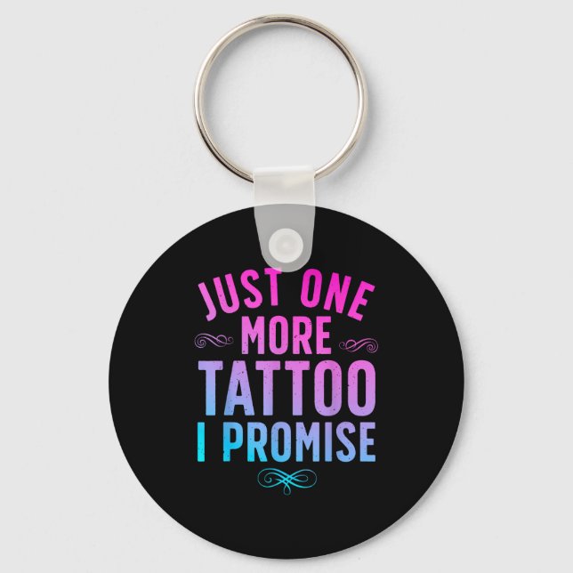 Tattoo Lover Art For Men Women Tattoo Artist Tatto Key Ring (Front)