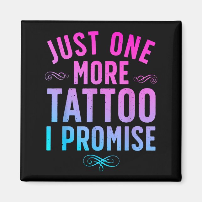 Tattoo Lover Art For Men Women Tattoo Artist Tatto Magnet (Front)