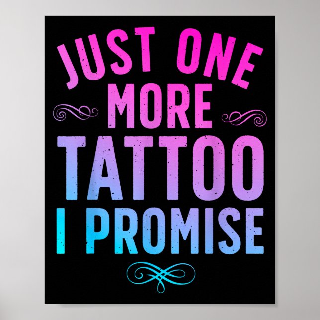 Tattoo Lover Art For Men Women Tattoo Artist Tatto Poster (Front)