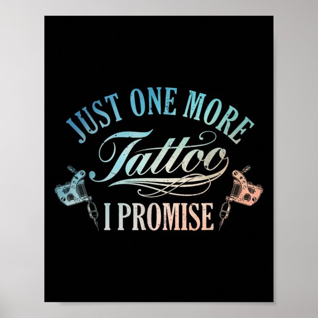 Tattoo Lover Art For Men Women Tattoo Artist Tatto Poster (Front)