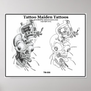Tattoo Maiden Tattoo Poster