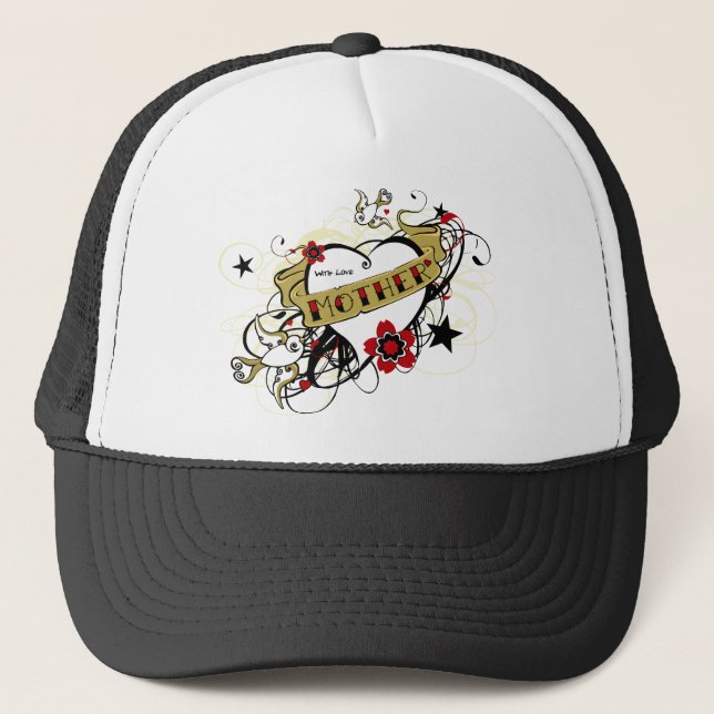 Tattoo MOM Trucker Hat (Front)