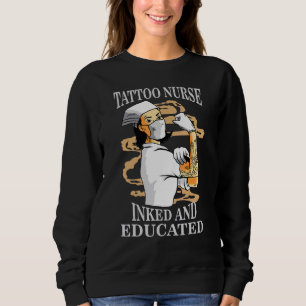 Tattoo Nurse Intensive Care Unit Icu Anaesthesia R Sweatshirt