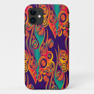 Tattoo Pattern Art - flames & circles Case-Mate iPhone Case