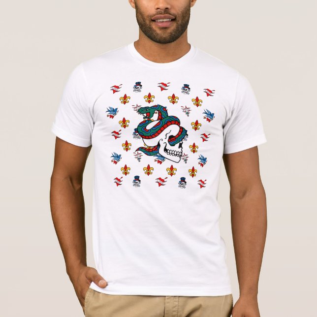 tattoo pattern T-Shirt (Front)