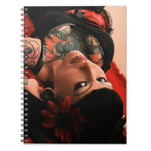 Tattoo Pin Up Spiral Notebook