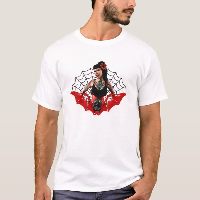 Tattoo Pin Up T-Shirt (Front)