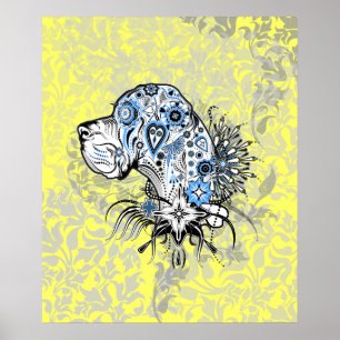 Tattoo poster “great dane "