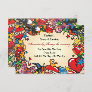 Tattoo Reception Enclosure Card Insert