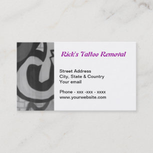 Tattoo Removal Business Card