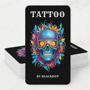 Tattoo Shop & Tattooist Professional Tattoo Style Business Card