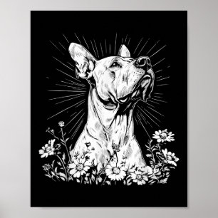 Tattoo Style Lover Great Dane Retro Dog _1 Poster
